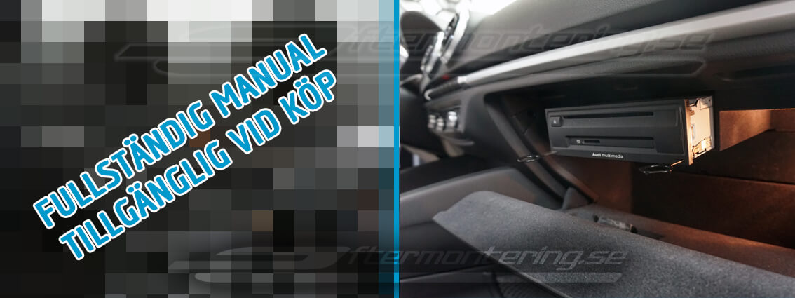 Komplett kit för eftermontering av Audi navigation plus 